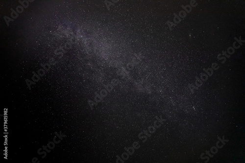 dark night sky with milky way and millions of stars © Sergey