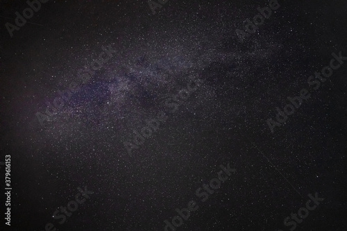 dark night sky with milky way and millions of stars © Sergey