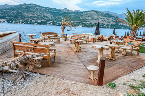 Fototapeta Naklejka Na Ścianę i Meble -  Wooden bar