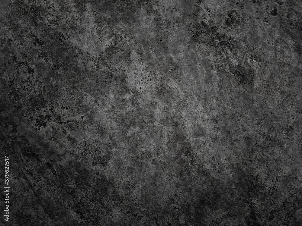 Dark cement wall background in vintage style