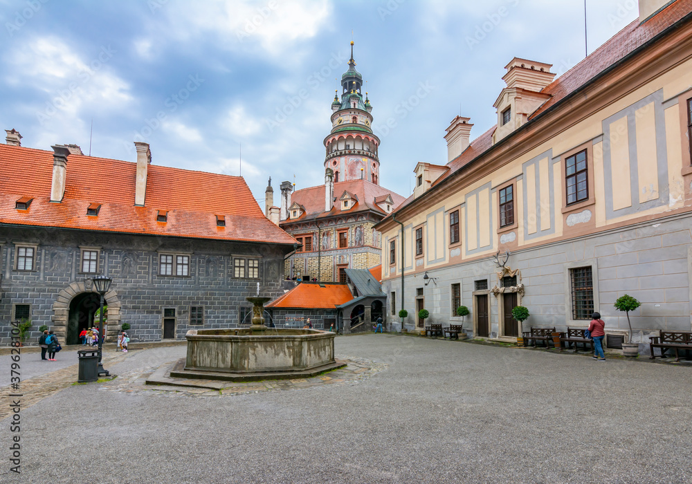 Fototapeta premium Cesky Krumlov castle in Czech Republic