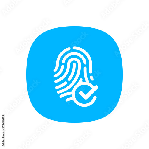 Verified Fingerprint - Icon