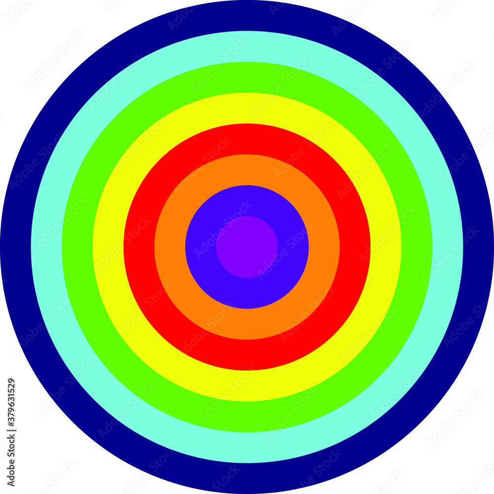EPS 10: Fun and very colorful series of circle in all the colors of the spectrum, from light to dark EPS 10: Fun and very colorful series of circle in all the colors of the spectrum, from light to dark