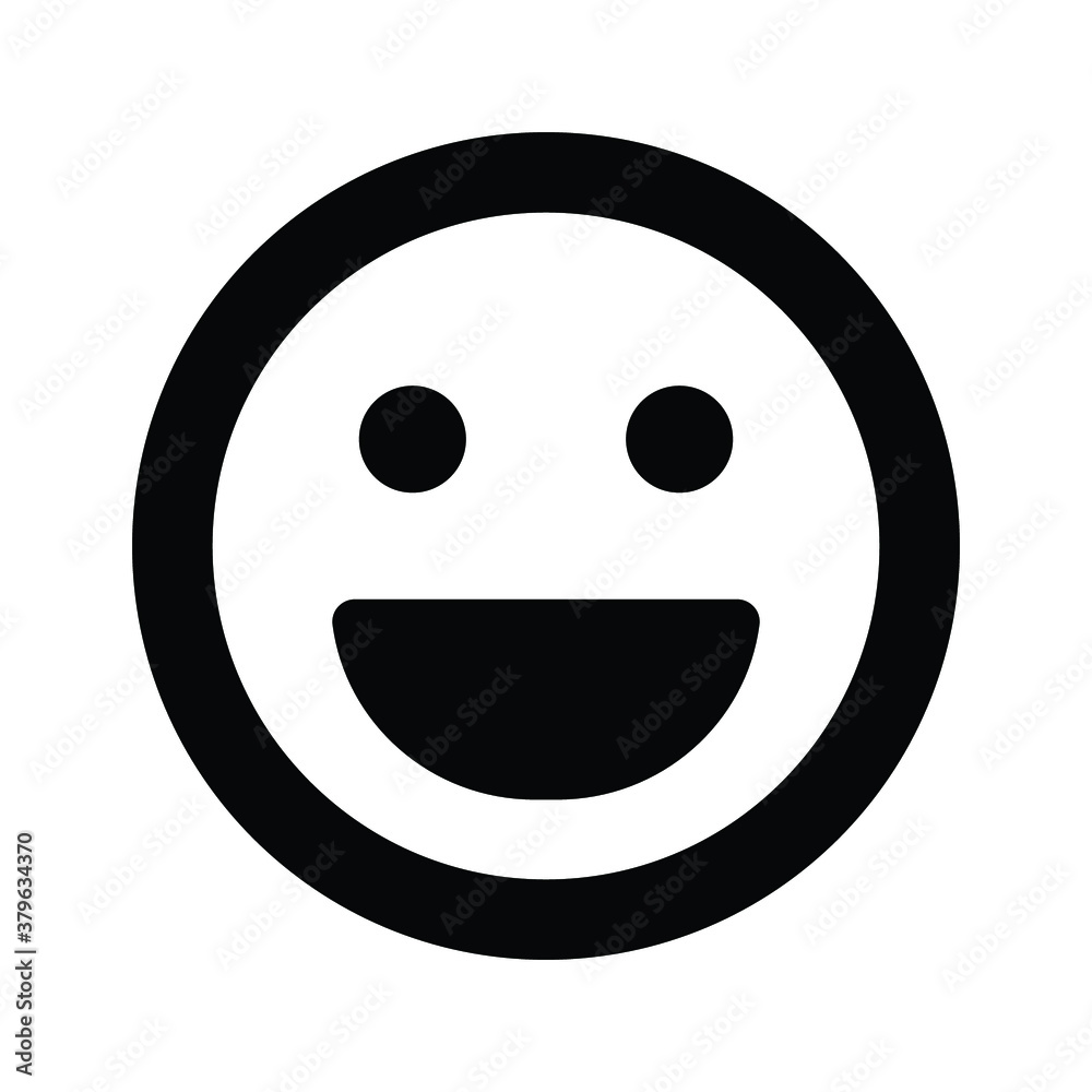 Laugh emoji icon.Laugh emoji logo concept Laugh emoji icon.Laugh emoji logo concept