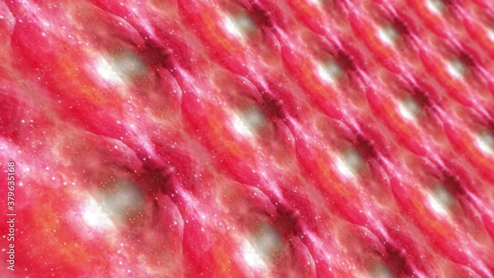 Abstract looping grunge pink yellow red organic pattern with depth of field for background. 4K 3D seamless loop background illustrating the microcosm or nanotechnology. Seamless abstract pattern. Abstract looping grunge pink yellow red organic pattern with depth of field for background. 4K 3D seamless loop background illustrating the microcosm or nanotechnology. Seamless abstract pattern.