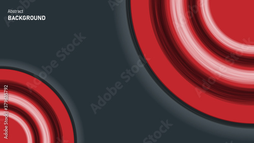 Background vector with colorful brushed circles with  gradient. Abstract illustration, Simple geometric shapes, creative template, centre, target, goal