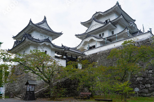 Obraz na płótnie A center of Igaueno castle in Japan w salonie