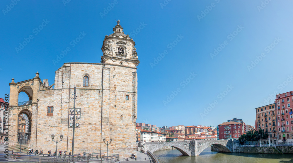 Church in Bilbao (in Spanish Iglesia de San Antón) Northern Spain Province of Biscay