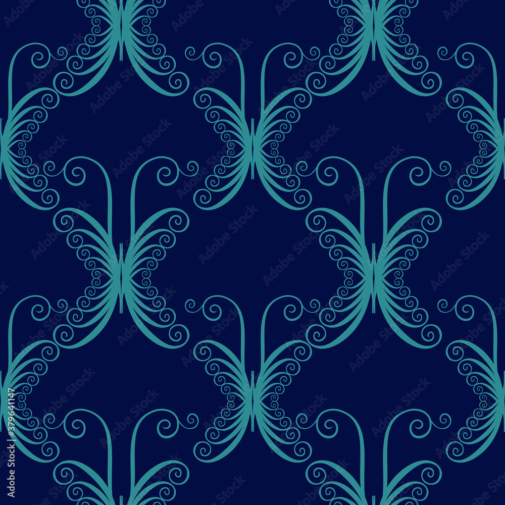 Seamless Abstract Butterfly - Luxury Pattern - Decorative Background Vector Seamless Abstract Butterfly - Luxury Pattern - Decorative Background Vector
