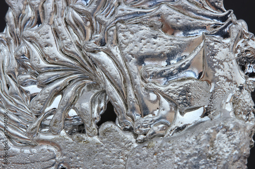 fancy interesting molten tin ingot
