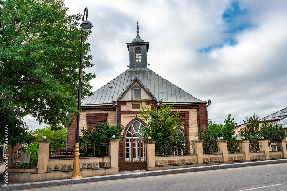 The old Sakina khanim mosque, built in 1854. Quba city, Azerbaijan The old Sakina khanim mosque, built in 1854. Quba city, Azerbaijan
