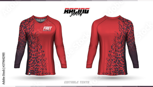 T-shirt template, racing jersey design, soccer jersey