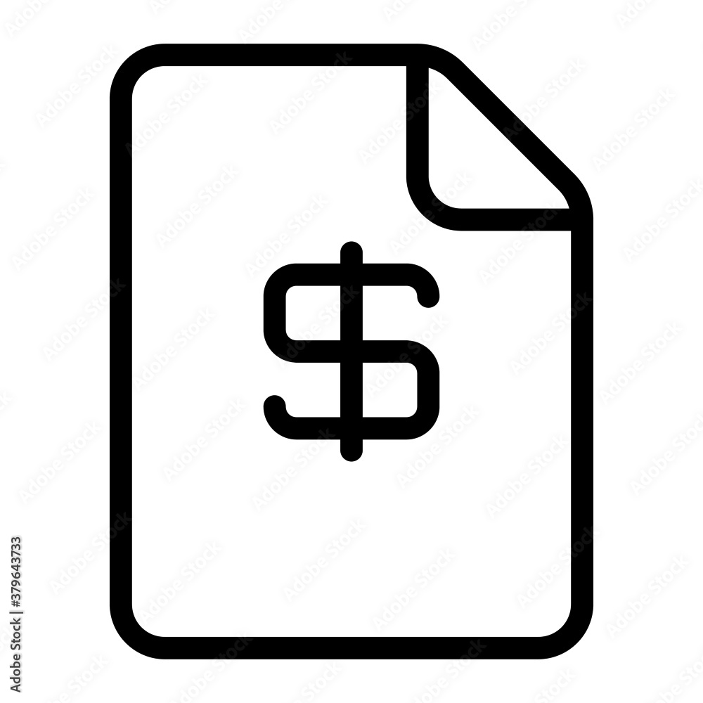 finance file icon with outline style. Suitable for website design, logo, app, ui, etc. finance file icon with outline style. Suitable for website design, logo, app, ui, etc.