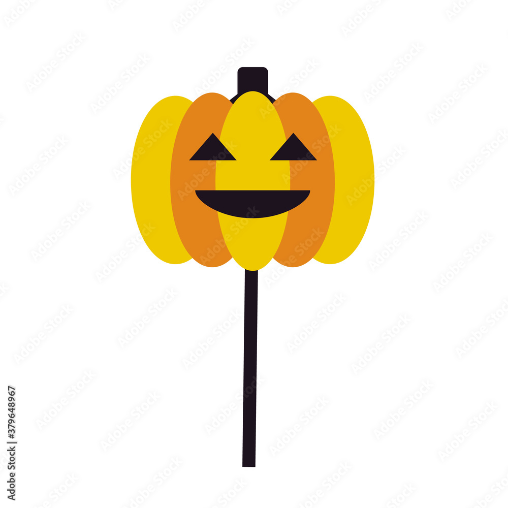 ハロウィン カボチャ ペロペロキャンディ イラスト Stock Vector Adobe Stock