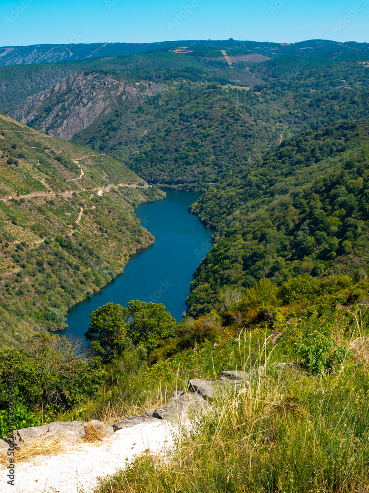 Ribeira Sacra from the Souto Chao veiw point