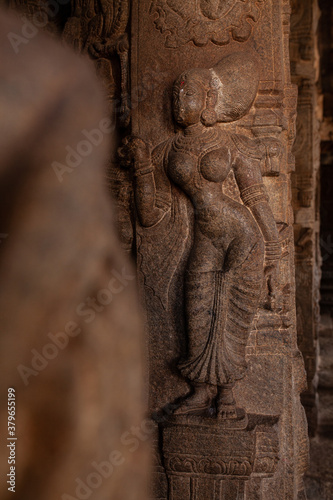 South Indian temple art photo