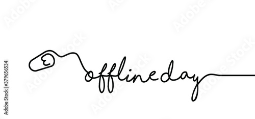 Slogan i am online Blog social media network symbols Funny vector online app icon contct to email, chat, chatting, blog or blogging. Offline or online day and plugged or plug sign Wifi signal