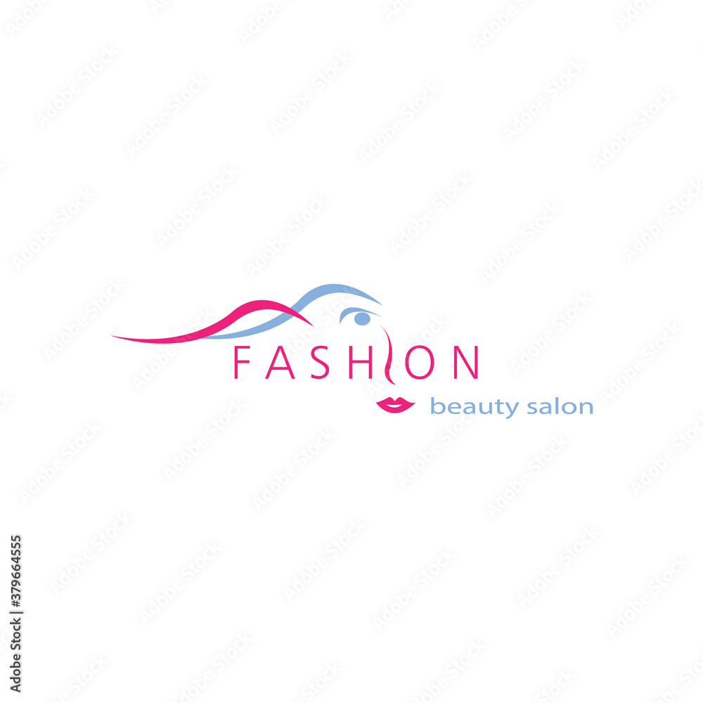 Beauty salon logo illustration woman fashion design vector clipart Beauty salon logo illustration woman fashion design vector clipart