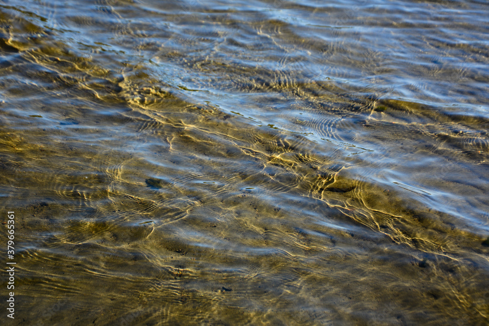 waves on the sand beach