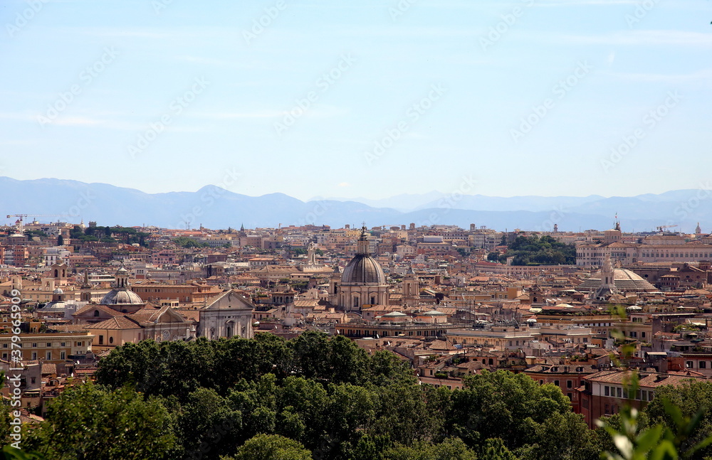 Roma's panorama, in a summer morning, Italy