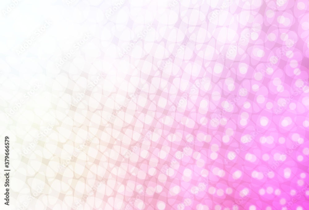 Light Pink, Yellow vector template with circles. Light Pink, Yellow vector template with circles.