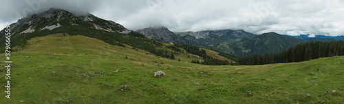 Landscape near Alp Bachlalm at Filzmoos in Salzburg Province,Austria,Europe 