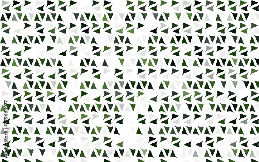 Light Green vector texture in triangular style. Illustration with set of colorful triangles. Pattern for commercials. Light Green vector texture in triangular style. Illustration with set of colorful triangles. Pattern for commercials.