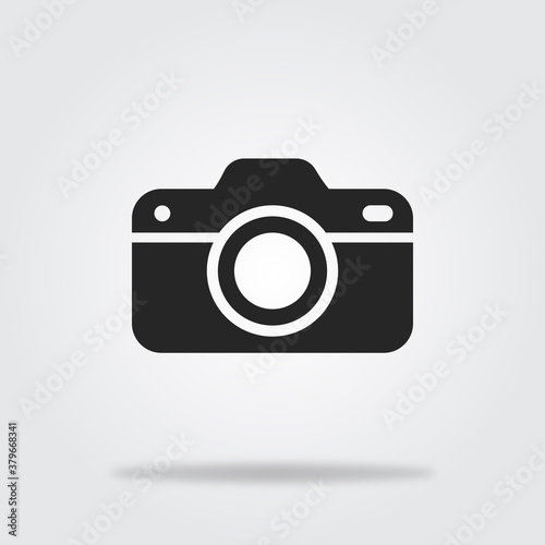 Vector Photo camera icon. Vector illustration