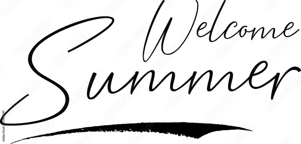 Welcome Summer Calligraphy Handwritten Black Color Text On Yellow
Background Welcome Summer Calligraphy Handwritten Black Color Text On Yellow
Background