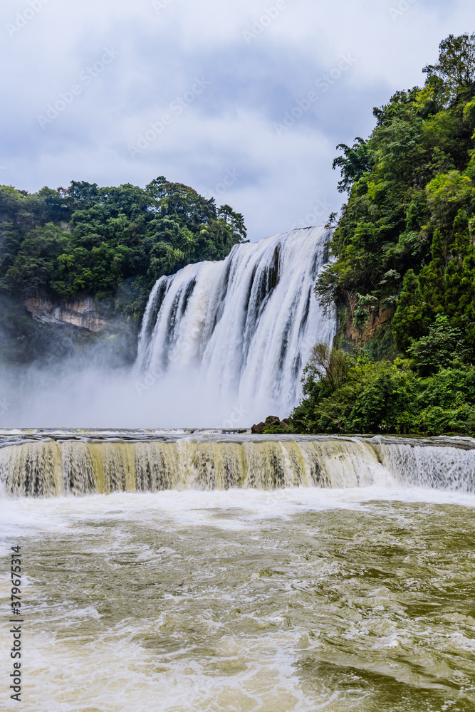 Scenery of Huangguoshu Waterfall in Guizhou, China