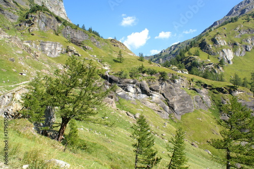 Alpe Veglia, Piedmont, Italy: a panoramic view on a sunny Summer day photo