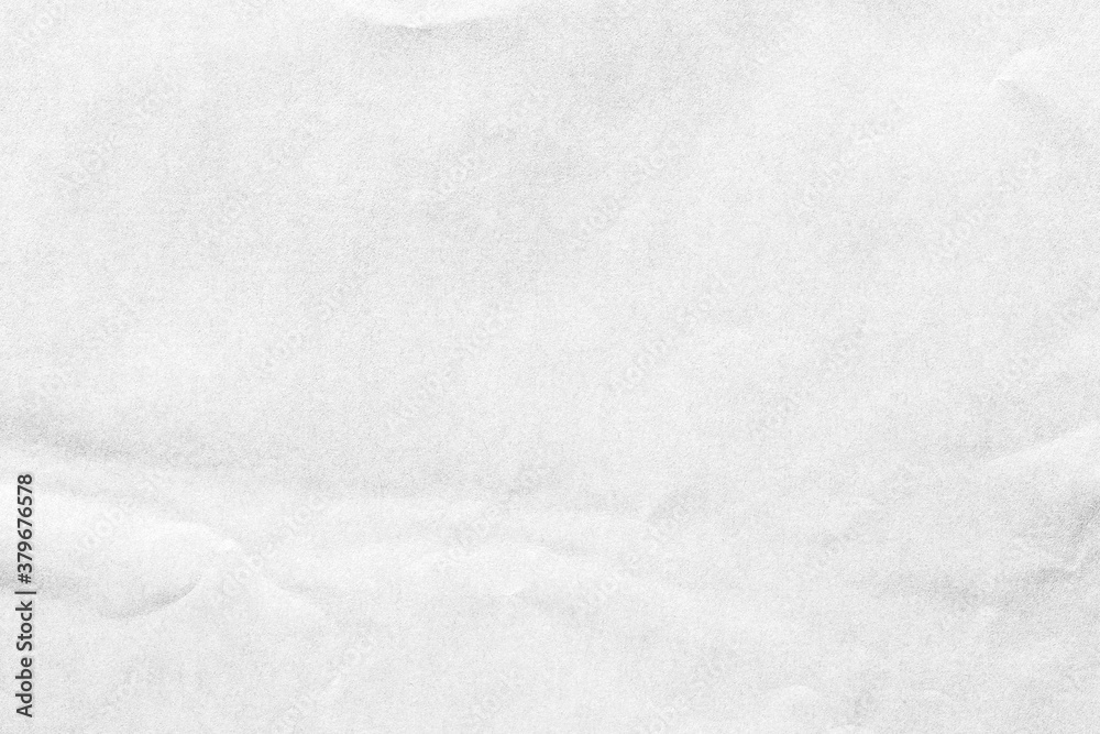 Fototapeta premium White paper background surface texture with crumpled line 