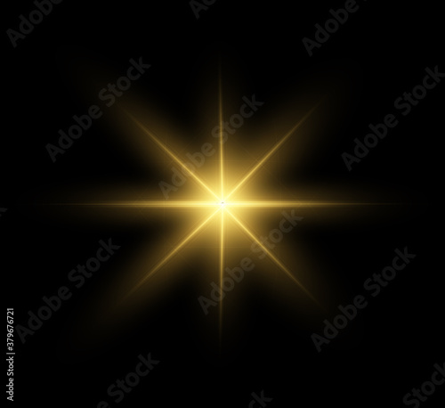 Wallpaper Mural White glowing light explodes on a transparent background. Bright Star. Transparent shining sun, bright flash. Vector graphics.)	 Torontodigital.ca