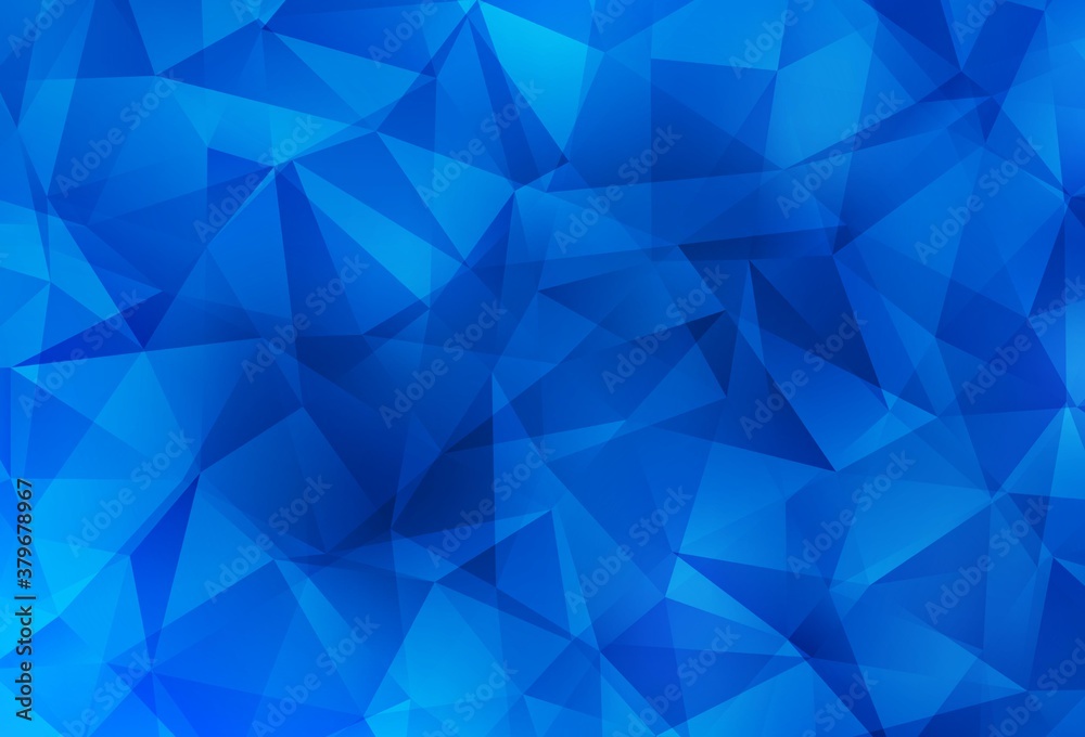 Light BLUE vector polygon abstract background. Light BLUE vector polygon abstract background.