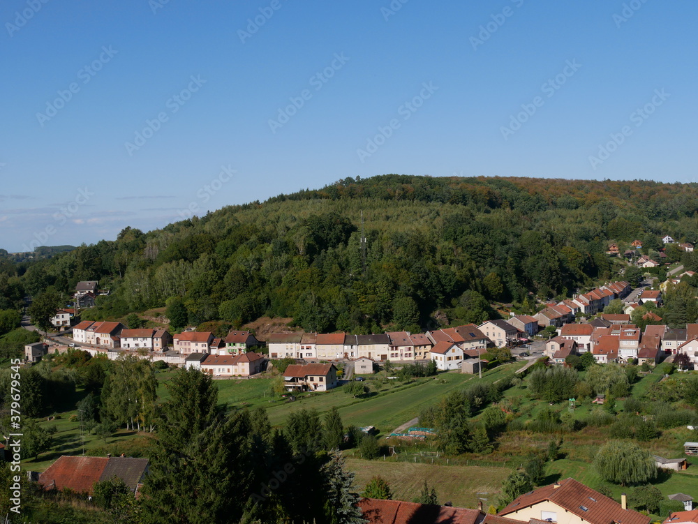 Village de Saint Quirin en Moselle. France