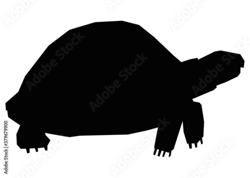 turtle icon vector. Linear style sign for mobile concept and web design. turtle symbol illustration. Pixel vector graphics - Vector.
