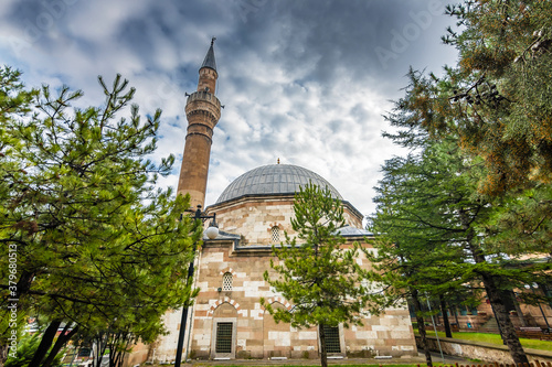 Kursunlu religious complex view in Eskisehir City. Odunpazari district is populer tourist destination in Eskisehir. photo