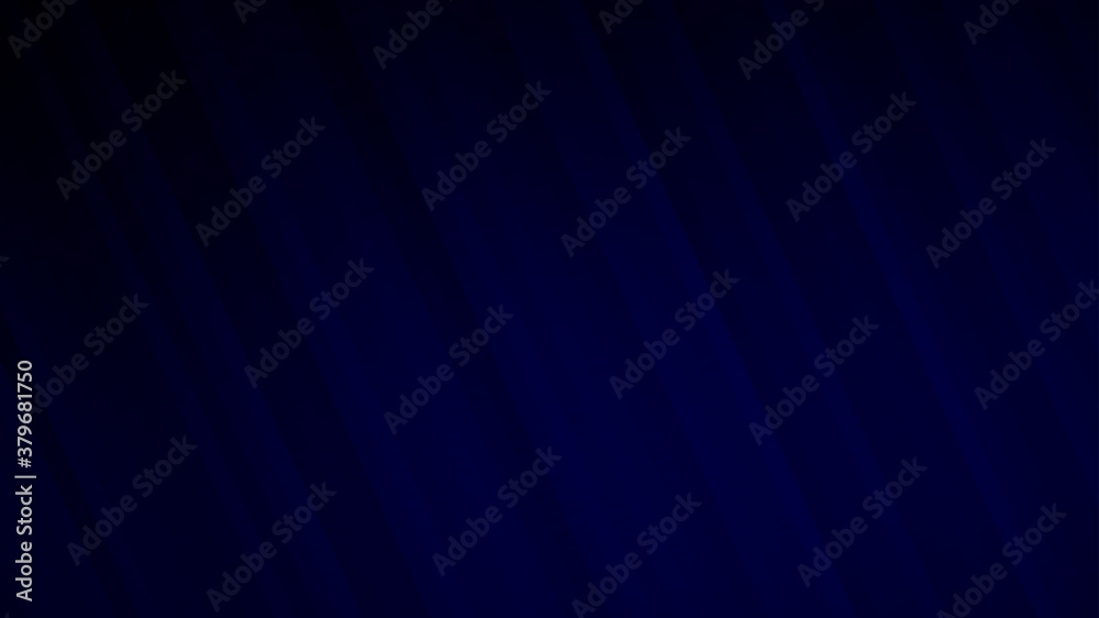 Abstract background of gradient stripes in dark blue colors
