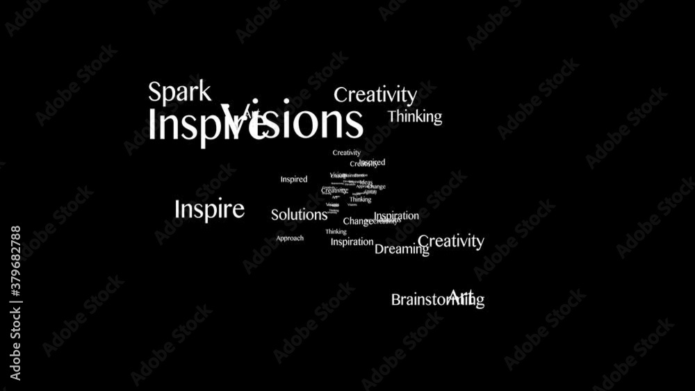 Creativity Keywords Animation, Background, Loop, 4k
Creativity Keywords Animation, Background, Loop, 4k