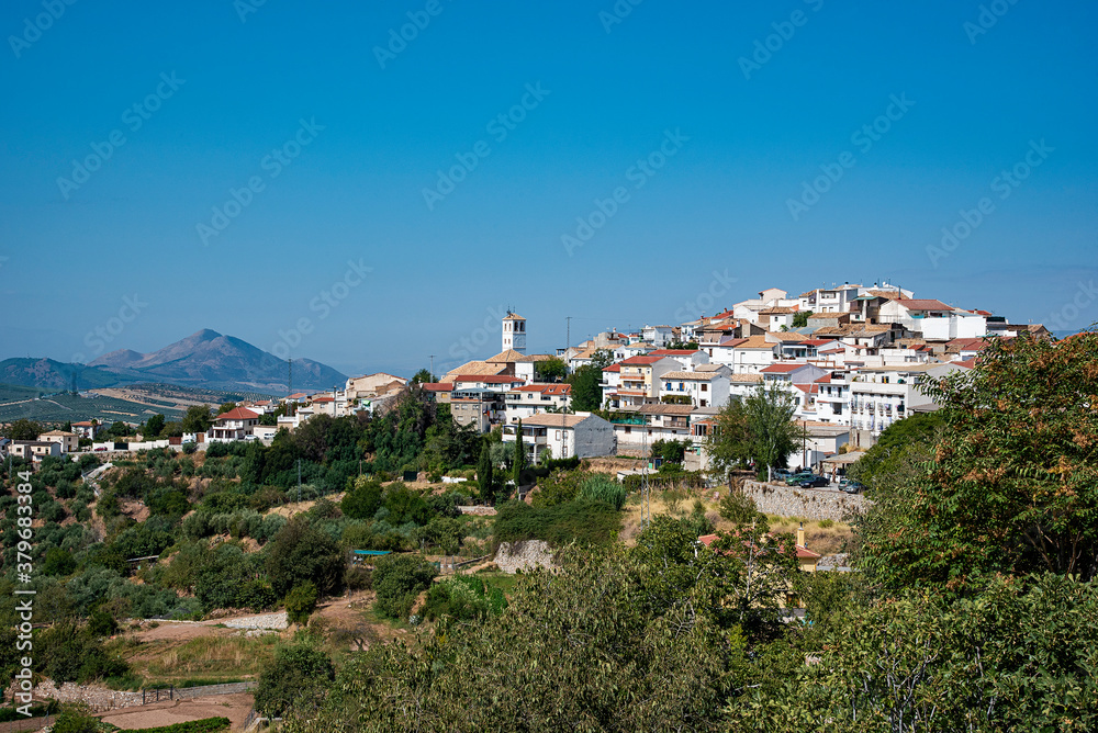 View of Cogollos de la Vega, Granada