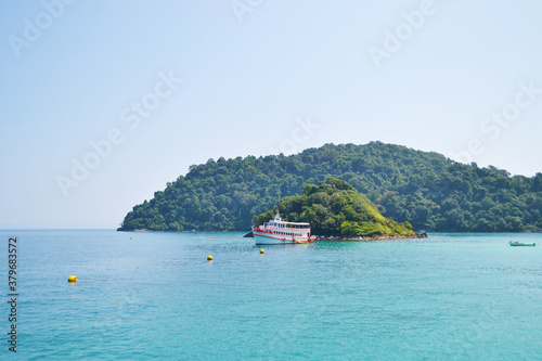 Island of Kohchang, Thailand. Travel, vacation background.