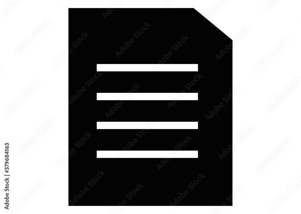 File vector icon for apps and website File vector icon for apps and website