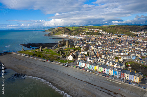 Aberystwyth, Ceredigion, West Wales, UK, popular tourist destination
