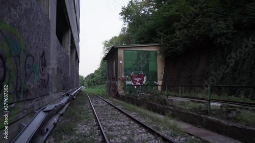 Wallpaper Mural Little garage at a lost ruine. Torontodigital.ca