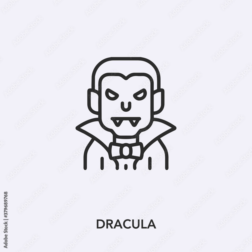 dracula icon vector sign symbol dracula icon vector sign symbol