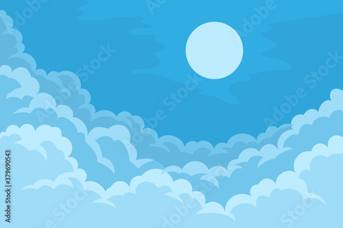 Cloudy sky background