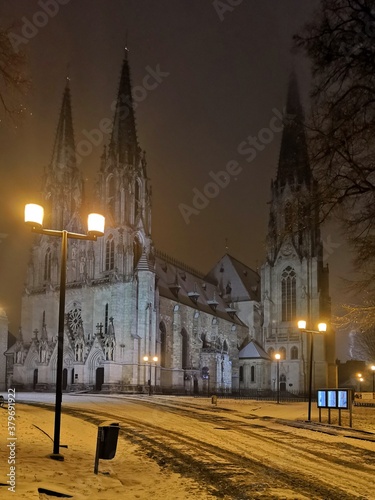 church in the night