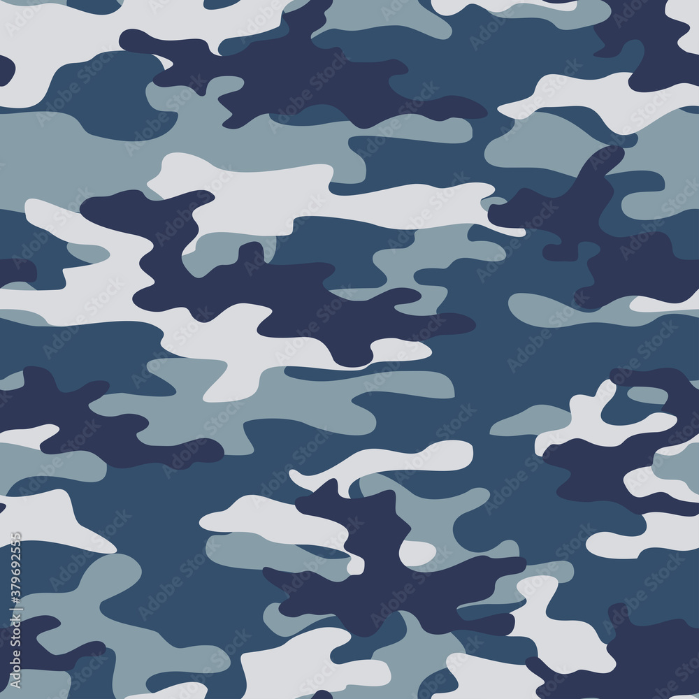 Camouflage modern blue pattern stylish classic vector background
Camouflage modern blue pattern stylish classic vector background