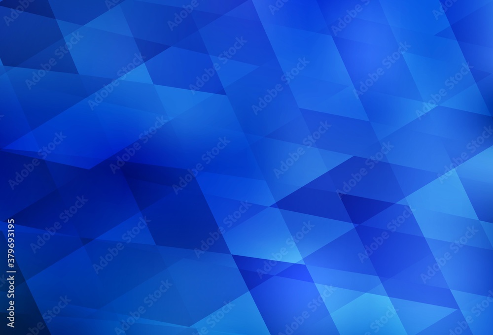 Light BLUE vector pattern in square style. Light BLUE vector pattern in square style.