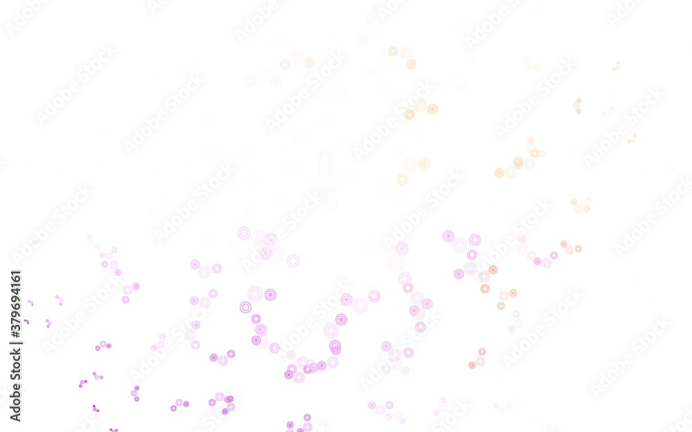 Light Pink, Red vector template with circles.